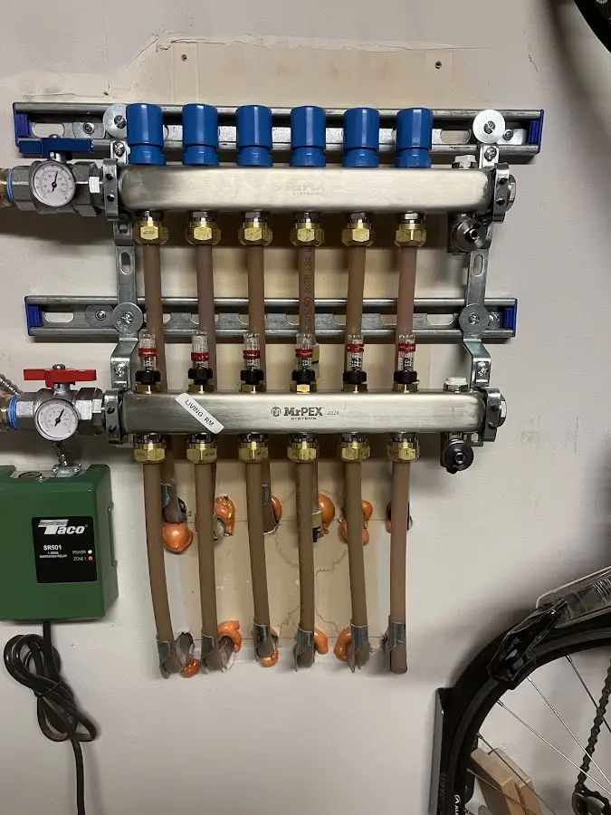 Plumber performing Gas Leak Detection at a residential property in Miramar Beach